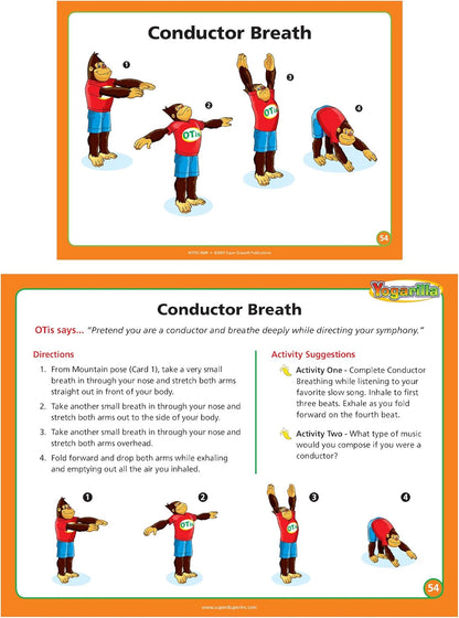 Super Duper Publications | Yogarilla® Exercise and Activities Yoga Fun Deck | Occupational Therapy Flash Cards | Core Strength and Balance Training | Educational Learning Resources or Children