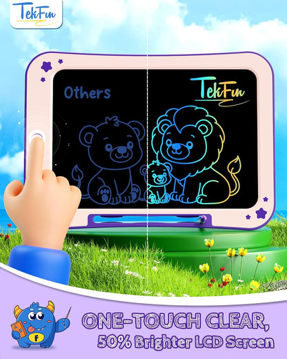 Birthday Gifts for Kids, 10inch LCD Writing Tablet Doodle Board, Mess Free Coloring Drawing Pad,Toddler Travel Toys, 3 4 5 6 7 8 Year Old Girl Birthday Gift, Christmas Easter Toys
