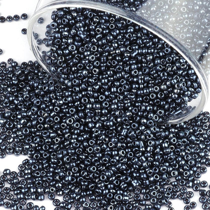 10100 Pcs Size 11/0 Glass Seed Beads, 2 mm Dark Green Small Mini Spacer Loose Pony Beads for Jewelry Making and DIY Crafts - Colors A