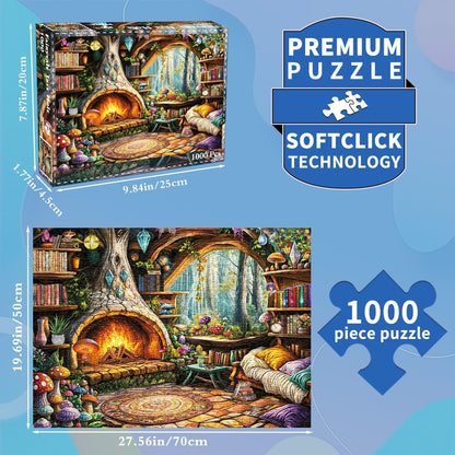 Jigsaw Puzzles for Adults 1000 Piece Puzzle for Adults 1000 Pieces Puzzle 1000 Pieces-Idyllic Rural Summer Landscape