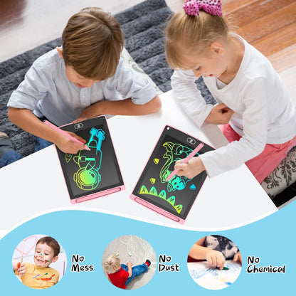 3 Pack LCD Writing Tablet, Colorful Toddler Drawing Tablet Doodle Board for Kids, Erasable Reusable Electronic Drawing Pad, LEYAOYAO Educational and Learning Toy for 3-6 Years Old Boy and Girl