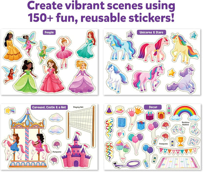 Skillmatics Activity Kit - Creative Storytelling & Skill Building with 150+ Reusable Stickers, Educational, Mess-Free Fun, Preschool & Kindergarten Toy, Gifts for Kids Ages 3, 4, 5, 6, 7