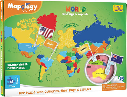 Imagimake Mapology Solar System for Kids | Educational Toys for Kids 5-7 | Space Toys | Puzzles for Boys & Girls Ages 4-8 | 6 Year Old Boy Gifts & Girl Gifts