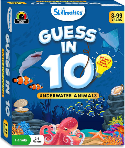 Skillmatics Guess in 10 NASA Space, Perfect for Boys, Girls, Kids & Families Who Love Card Games, Educational Toys, Travel Games, Gifts for Ages 8, 9, 10 and Up