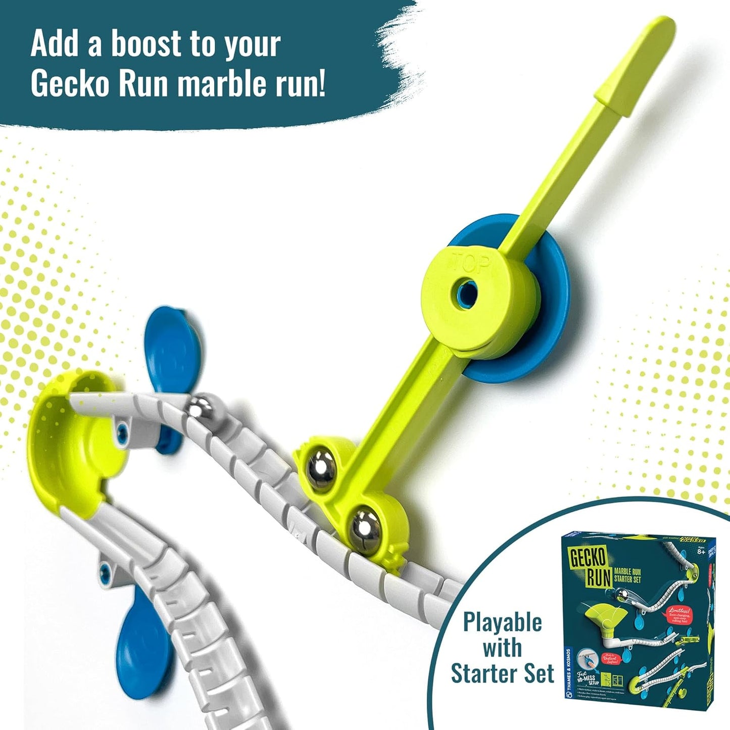 Gecko Run: Marble Run Snake Expansion Pack