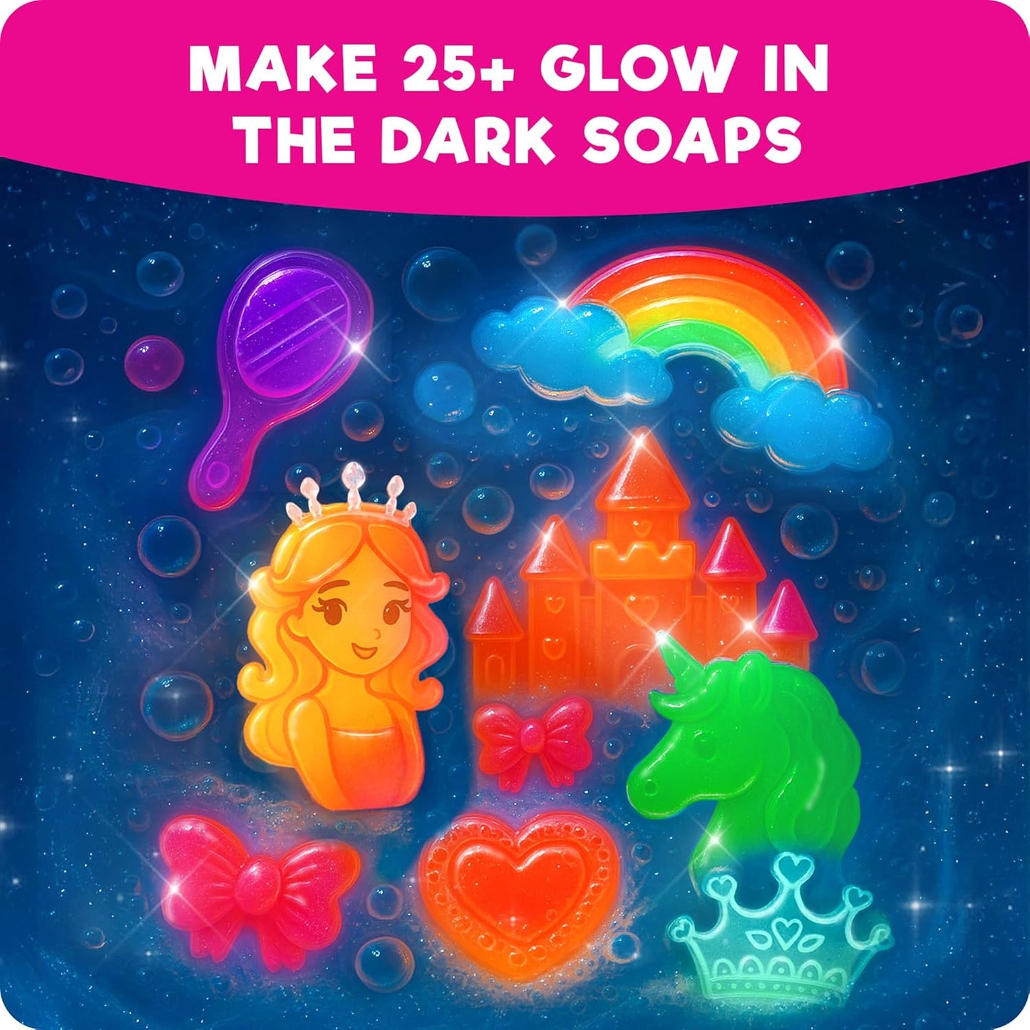 Doctor Jupiter Glam Science, DIY Makeup Craft Kit for Girls Ages 6+ | 50+ Beauty Recipes - Make Your Own Makeup, Perfume, Lip Gloss, Bath Bomb| Birthday Gift Ideas for 6-7-8-9-10-11-12 Year Olds