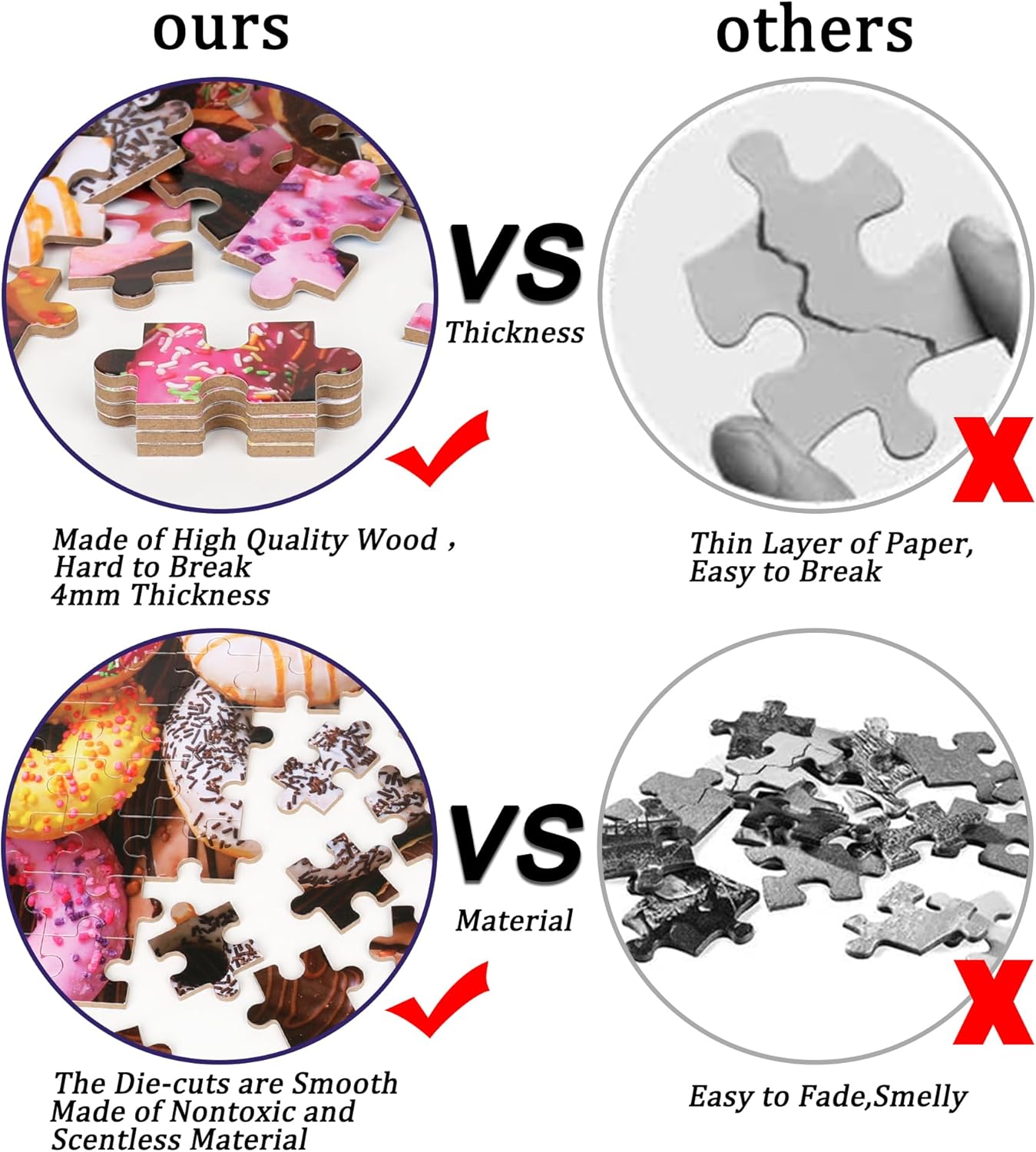 LELEMON 100 Pieces Jigsaw Puzzles in a Metal Box for Kids Age for 4-8 Boys Girls Toy Puzzles Construction Site Vehicles Children Learning Educational Puzzles Toys
