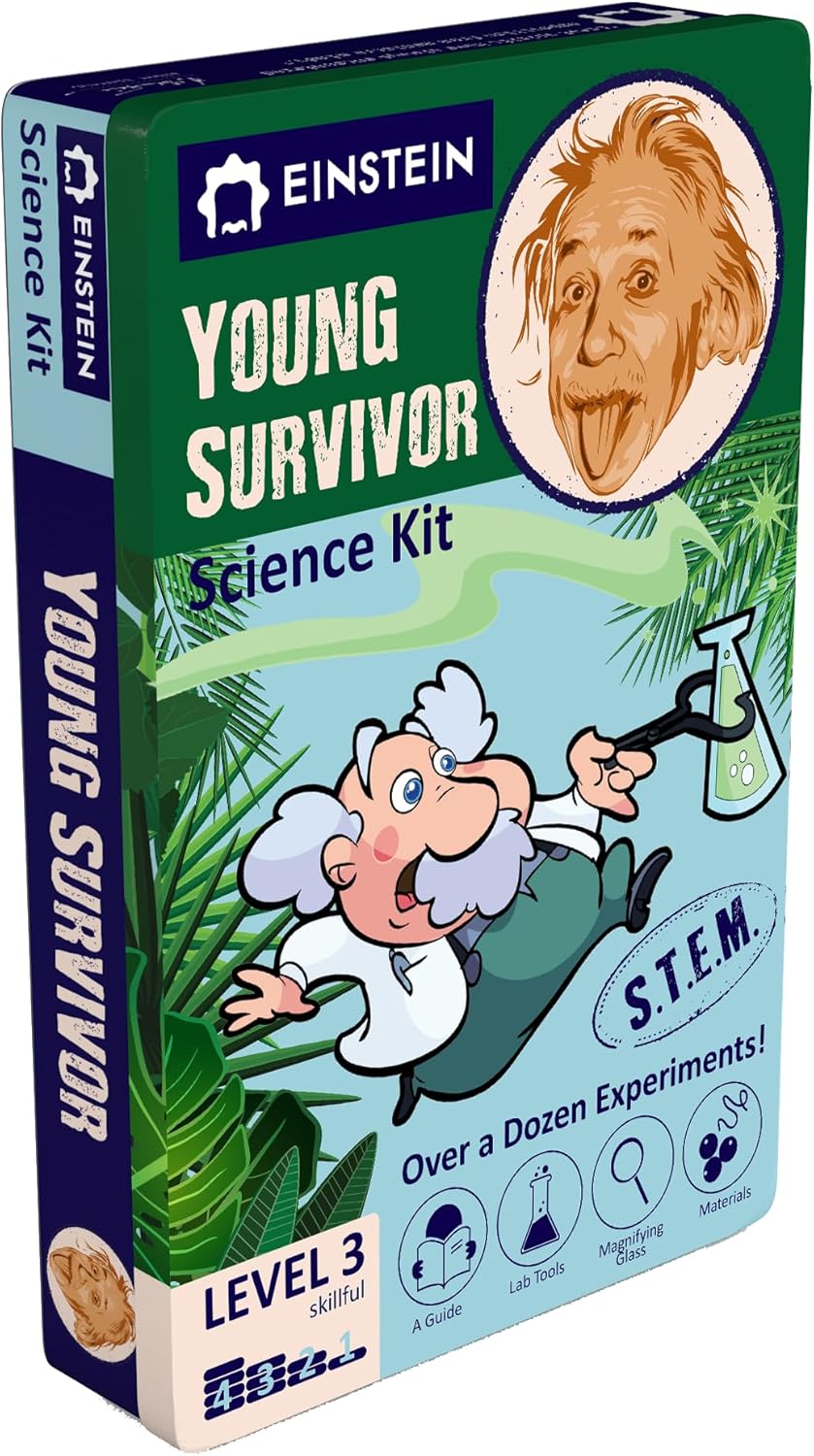 Einstein’s Optical Illusion LAB Science Kit for Kids. STEM for Boys & Girls Aged 8 and Above. 14 Exciting Experiments Inside/Detailed Picture Guide Included. Award Winning Kit