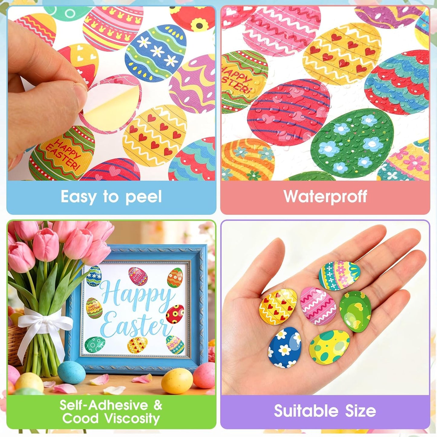 JULMELON 672 PCS Valentines Day Heart Stickers for Kids Conversation Heart Stickers Removable Labels Cards for Candy Envelopes Gifts Classroom Valentine’s Day Party Decorations