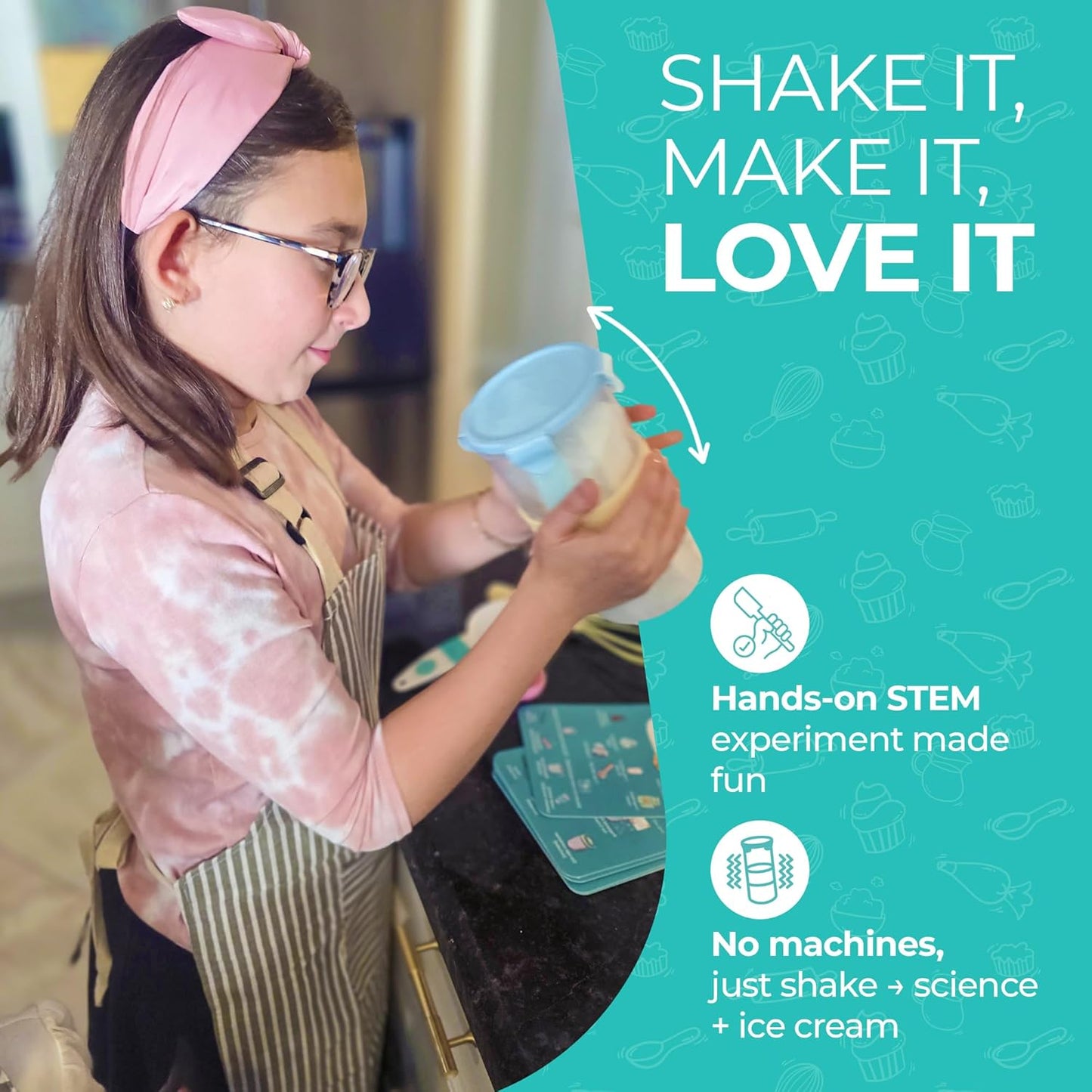 Tovla Jr. My First Food Science Kit – Edible Slime + Fun Experiments – STEM Montessori-Inspired Activity Set for Ages 5-8