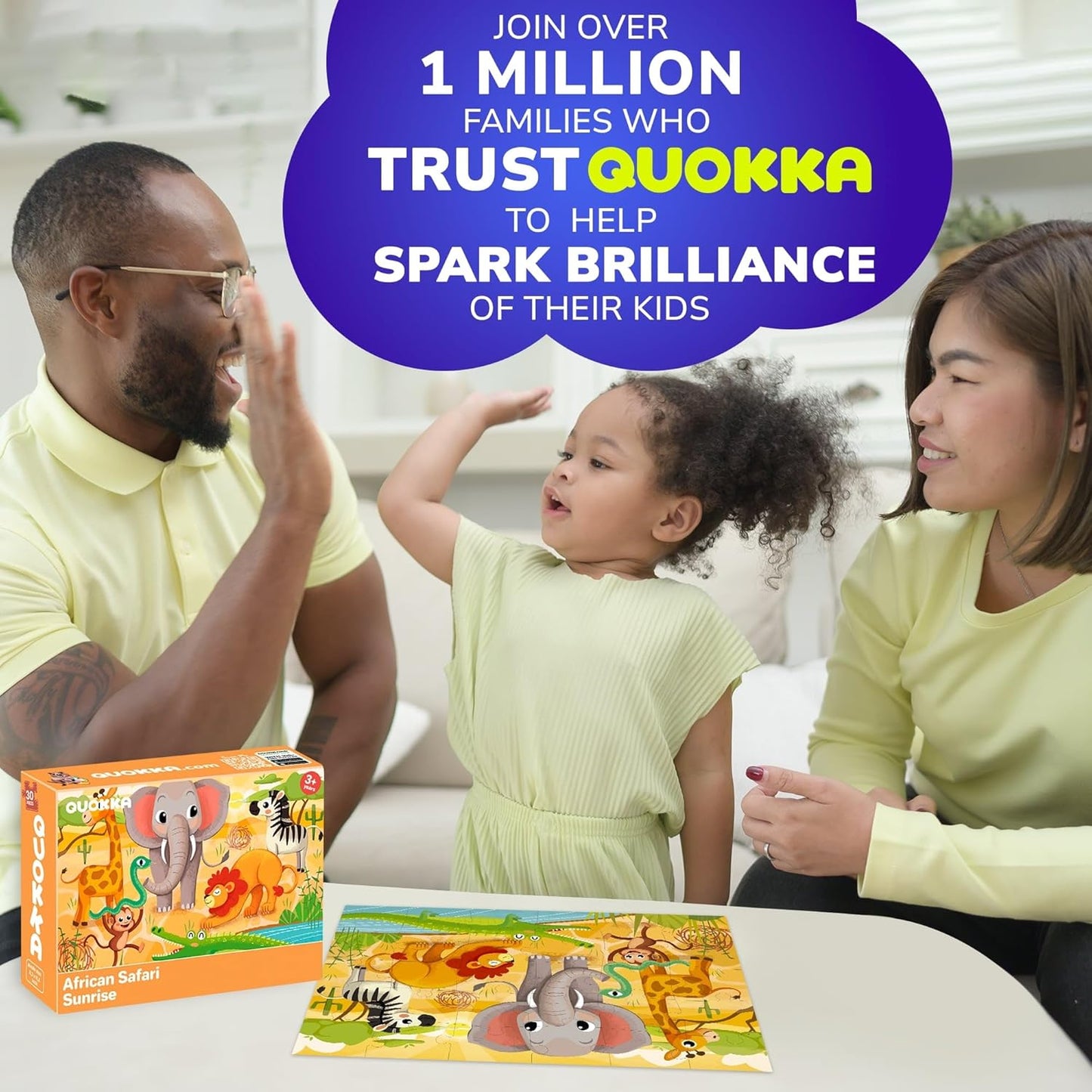 QUOKKA Puzzles for Kids Ages 3-5 - 30 Pieces Puzzles for Toddlers 2-4 - Sea World Learning Jigsaw Puzzles for Kids 4-6 Years Old - Educational Toys for Boy and Girl