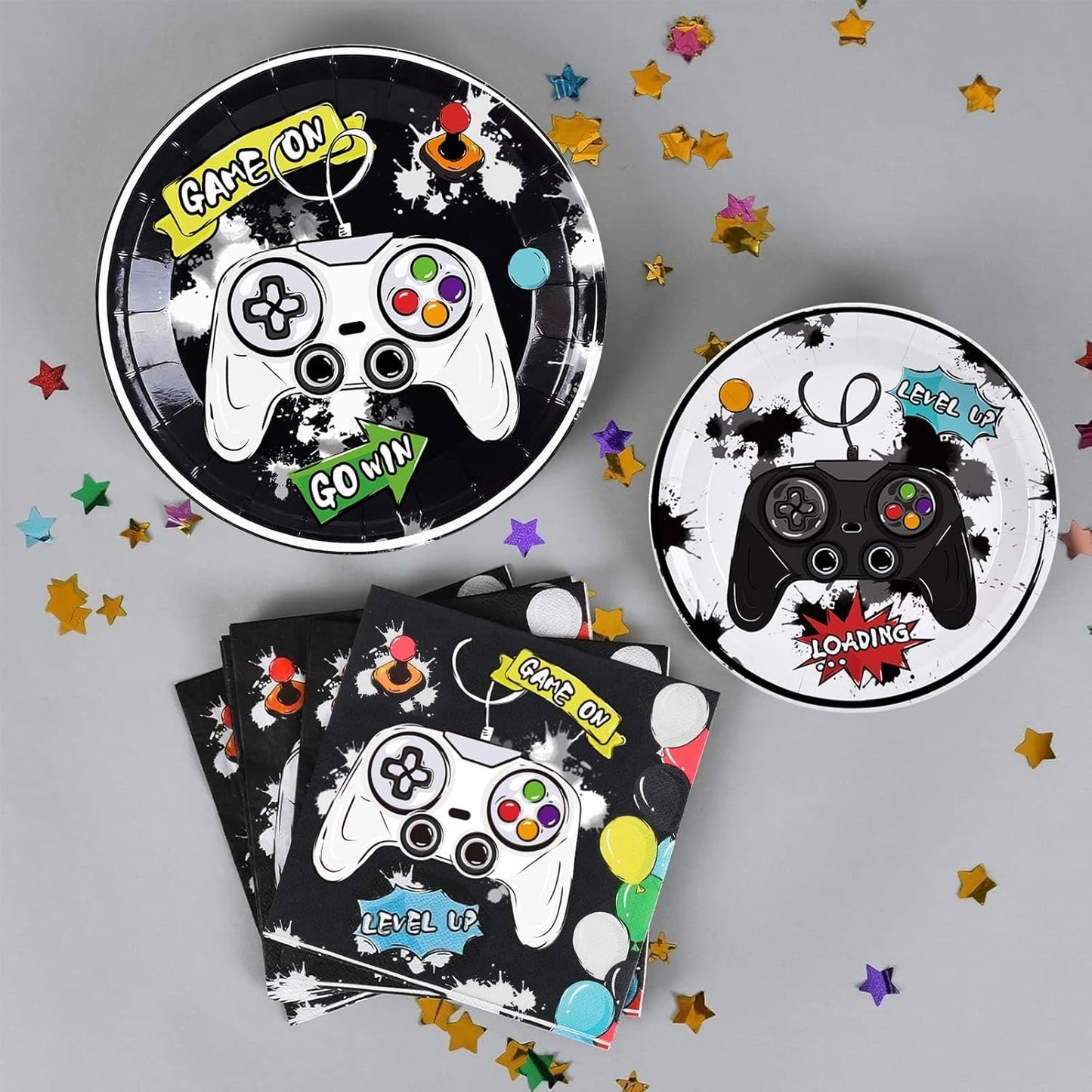 WERNNSAI Science Party Decorations - 48 Pcs Science Plates and Napkins Mad Scientist Birthday Decoration Chemistry Party Plates Set Little Scientist Labratory Favors Serves 16 Guests