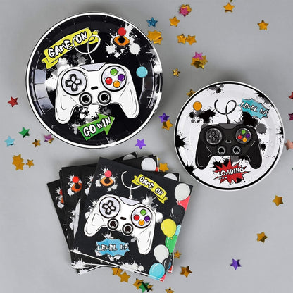WERNNSAI Science Party Decorations - 48 Pcs Science Plates and Napkins Mad Scientist Birthday Decoration Chemistry Party Plates Set Little Scientist Labratory Favors Serves 16 Guests