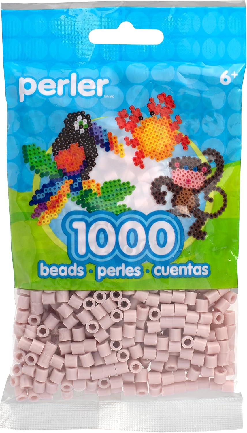 Perler 80-15272 Fuse Bead Set for Craft Activities, Coral Orange, 1000 Pieces