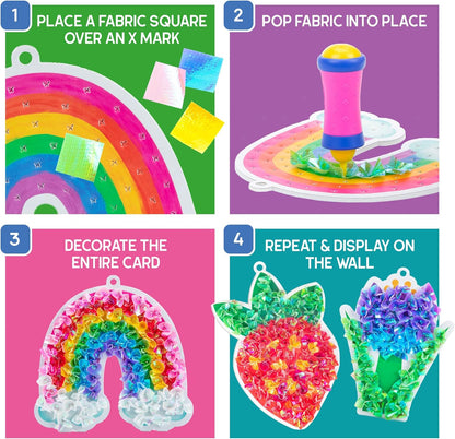 Educational Insights Pom Pom Kit: Animal Dress Up - Arts and Crafts for Kids 4-6, DIY Arts & Crafts Kits, Kids No Mess Activities, Preschool and Kindergarten Crafting Set, Toddler Craft Supplies