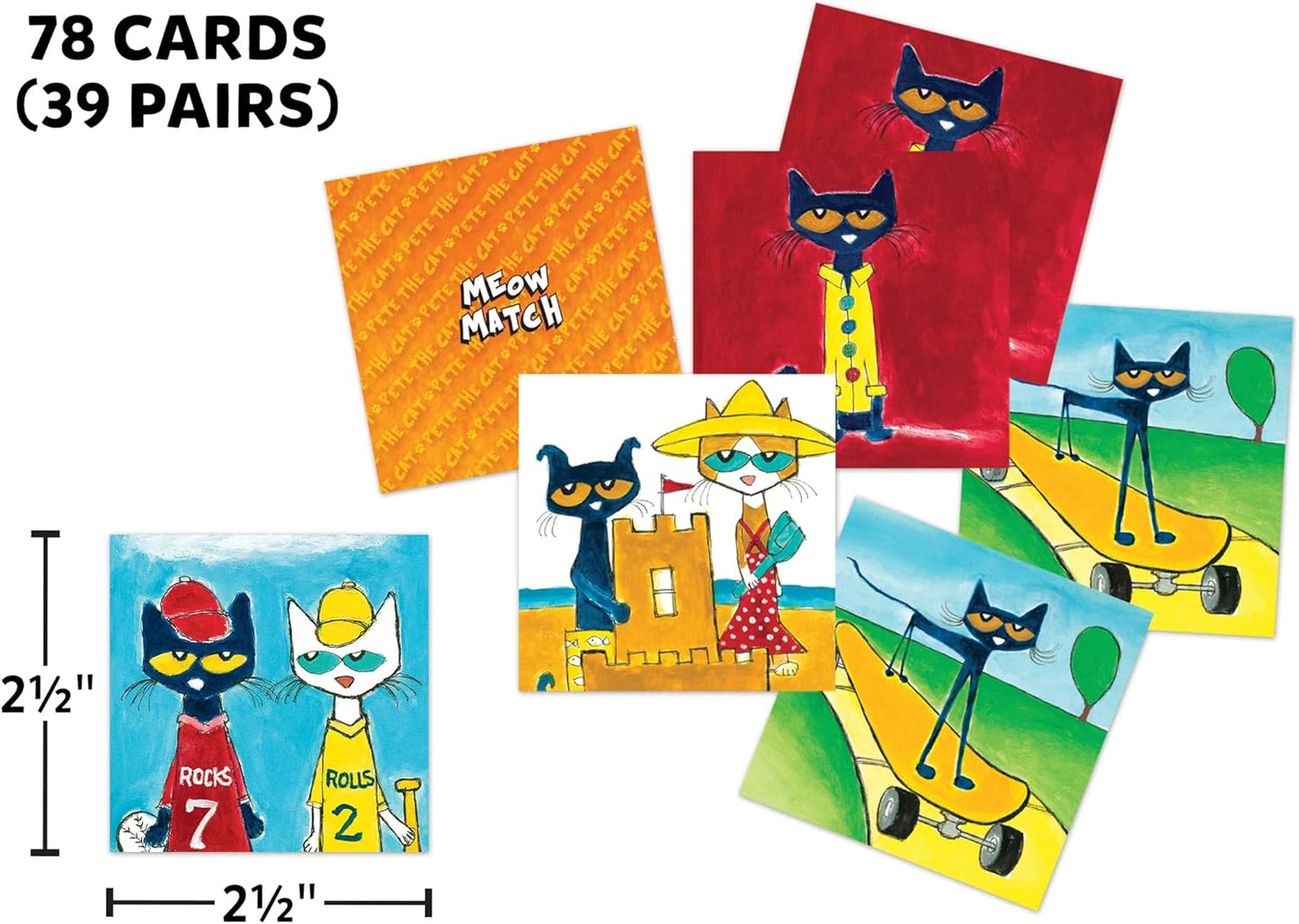 Edupress Pete the Cat Meow Match Game - 62075