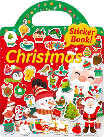 Benresive Reusable Sticker Books for Toddlers, Fun Travel Stickers for Kids, Toddler Sticker Book, Crafts Activities for Toddlers, 3 and Up Birthady Gifts - Vehicle