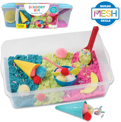 Creativity for Kids Sensory Bin: Dinosaur Dig - Toddler Sensory Toys, Sensory Bin Filler and Toddler Activities for Boys and Girls, Dinosaur Toys for Kids Ages 3-5+