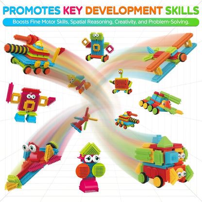 Contixo STEM Building Toys - 110 pcs Marble 3D Magnetic Run Tiles Learning Stacking Educational Building Blocks Set, Creativity Beyond Imagination, Inspirational, Recreational Toy for Kids