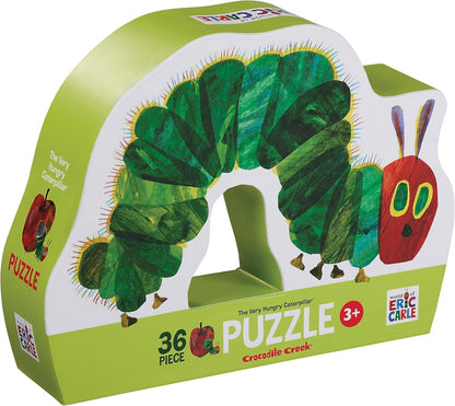 Crocodile Creek 36-Piece Jigsaw Floor Puzzle - Shark Reef - for Kids Ages 3-5 - Heavy-Duty Shaped Box for Storage - 24" W x 18" H Finished