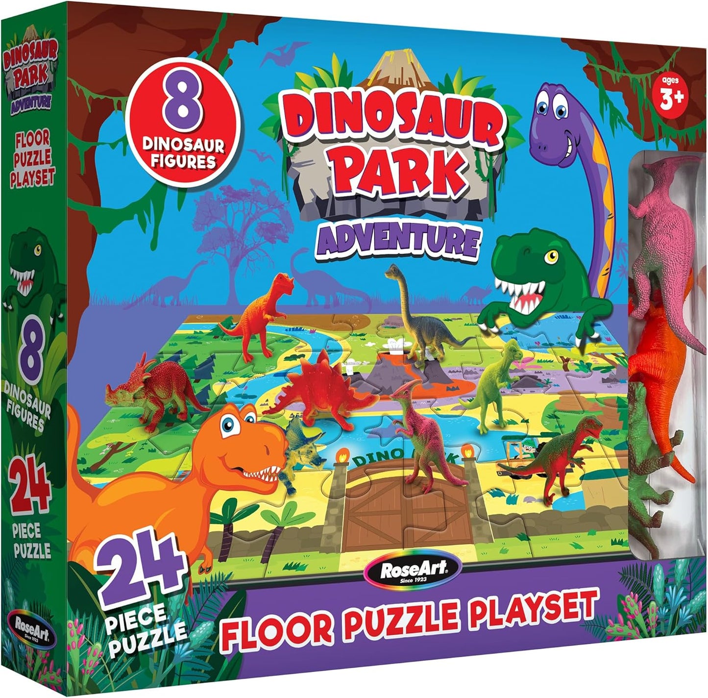 RoseArt Kids Floor Puzzle Playset - 24 Piece Jigsaw Puzzle