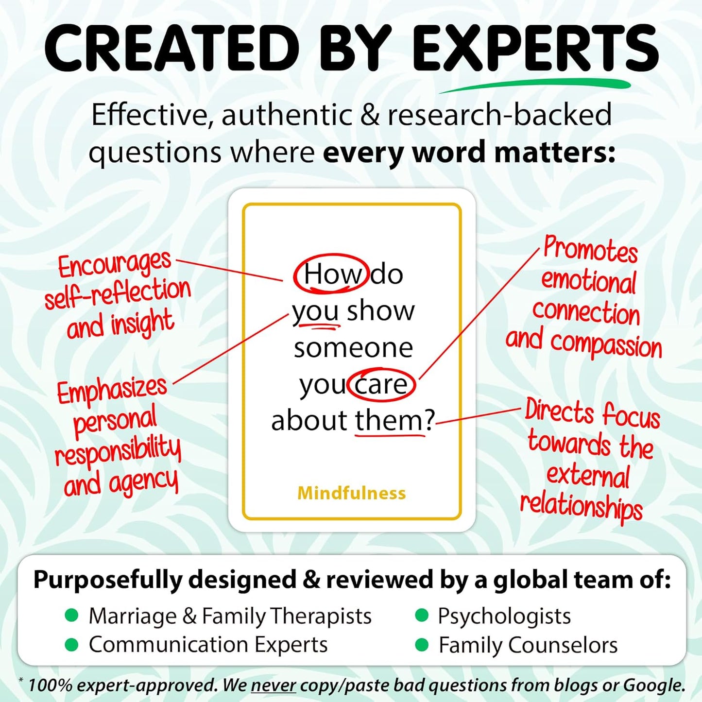 200 Safe, Trauma-Informed Conversation Starter Cards for Stronger Families - Build Support, Trust and Connection While Promoting A Sense of Safety - Parents Adults Children's Therapy Icebreaker Game