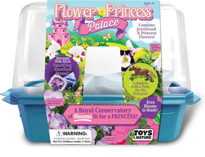 Toys By Nature Miniature Worlds Terrifying Venus Flytrap Terrarium Starter Kit for Kids and Adults, Watch Indoor Carnivorous Fly Traps Grow! Just Add Water! (Frightening Flytraps)