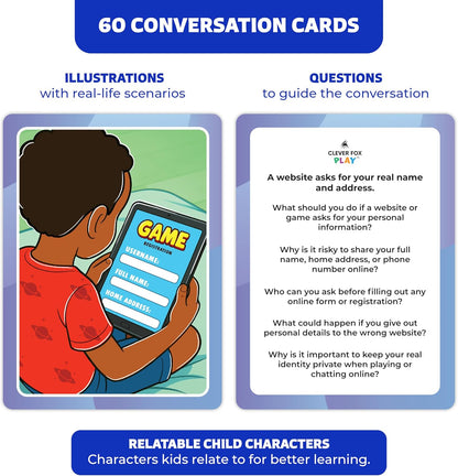 Who What Why Emergency & Safety Conversation Cards for Kids – Social Skills & Critical Thinking Game – Safety Awareness, Decision-Making & Communication Cards, Speech Therapy & SEL Tool, Ages 4+