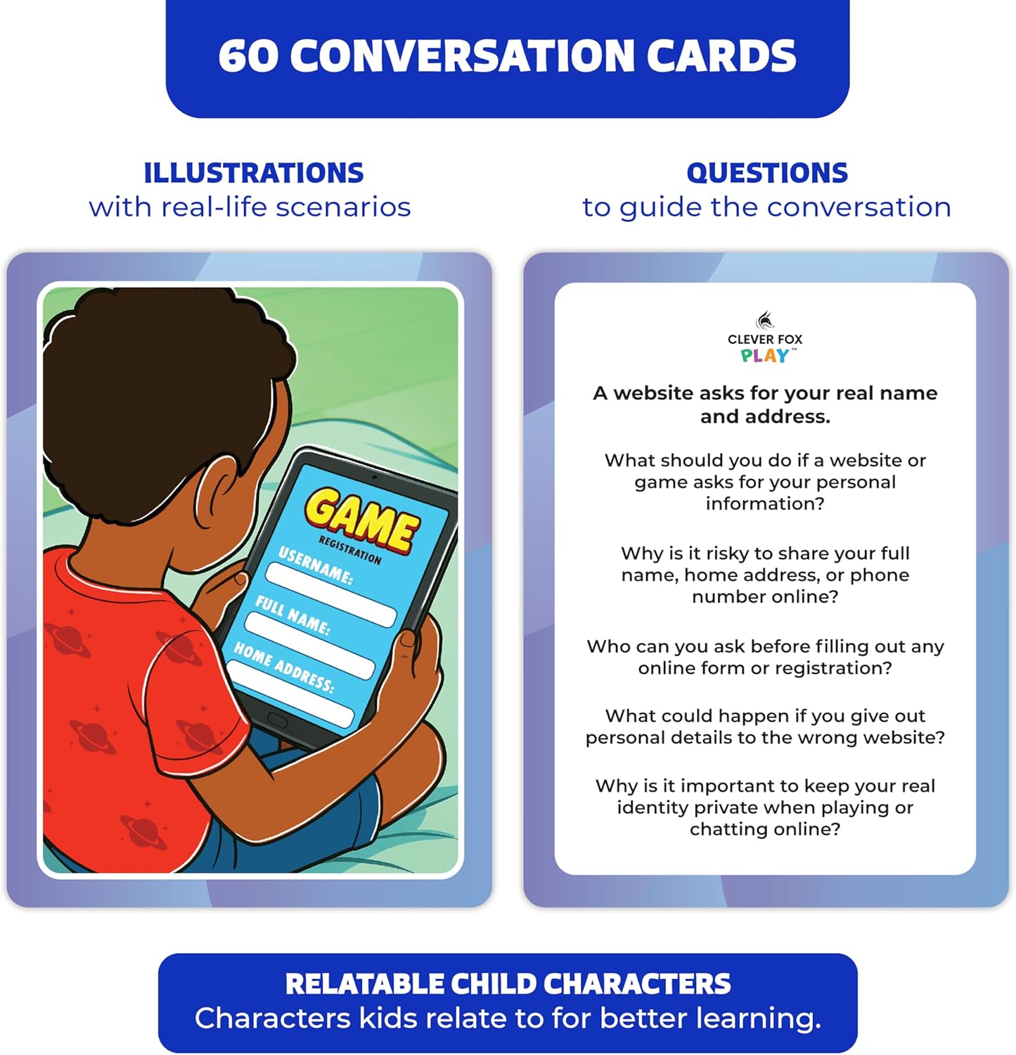 Who What Why Emergency & Safety Conversation Cards for Kids – Social Skills & Critical Thinking Game – Safety Awareness, Decision-Making & Communication Cards, Speech Therapy & SEL Tool, Ages 4+