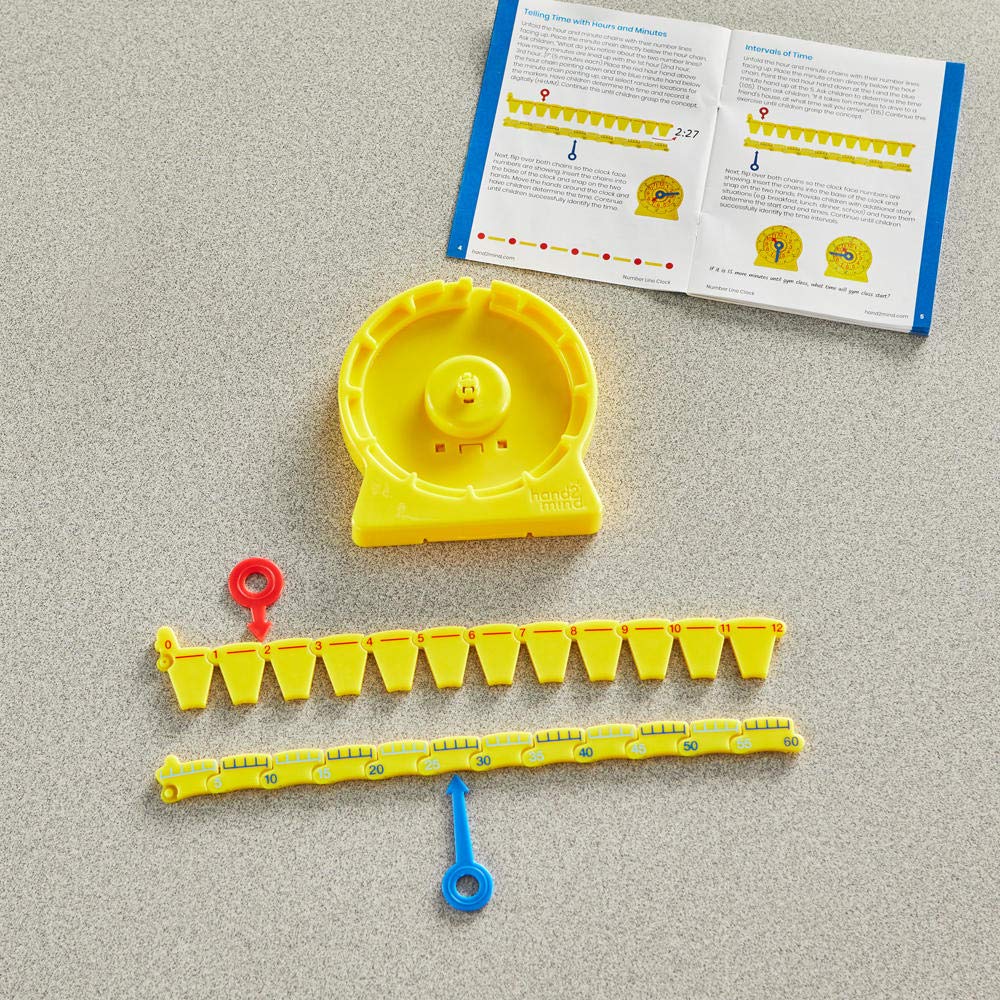Learning Resources 24-Hour Number Line Clock Single Student Set