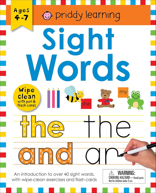 Wipe Clean Workbook: Sight Words (enclosed spiral binding): An Introduction to Sight Words with Practical Exercises To Do Again and Again (Wipe Clean Learning Books)