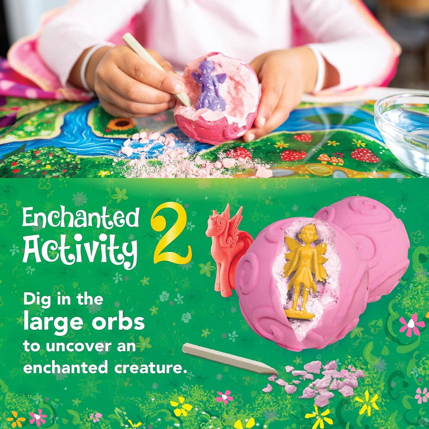 Dig It Up! Enchanted Fairy Dig Discovery Kit - Includes Fairy Wings, 3 Fairy Orbs & Digging Tools