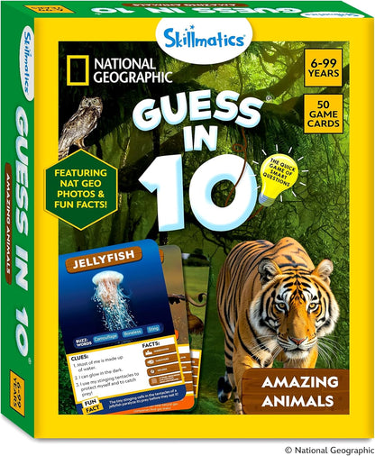 Skillmatics Guess in 10 NASA Space, Perfect for Boys, Girls, Kids & Families Who Love Card Games, Educational Toys, Travel Games, Gifts for Ages 8, 9, 10 and Up