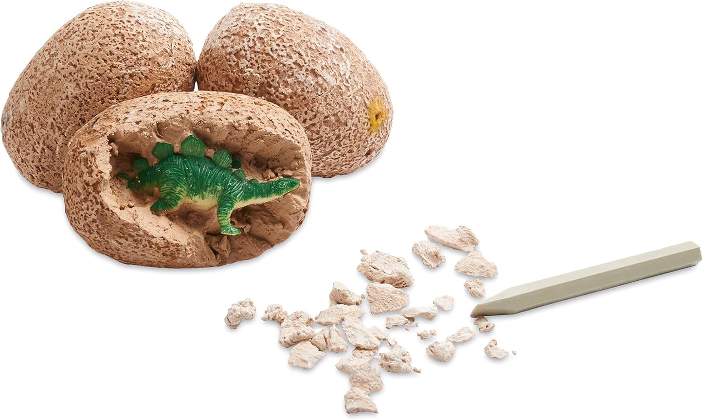 MindWare Dig It Up! Dinosaur Eggs and Mineral Stones Set of 2 Dig Kits