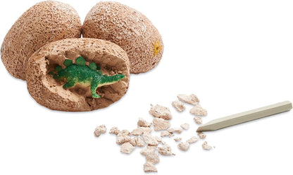 MindWare Dig It Up! Dinosaur Eggs and Mineral Stones Set of 2 Dig Kits