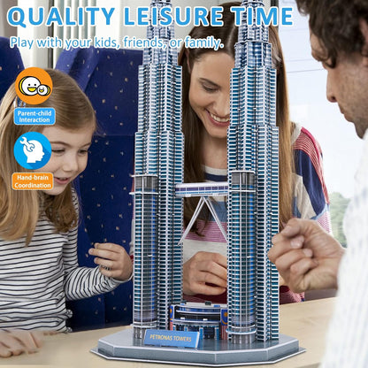 3D Puzzles for Kids Ages 8-10-12-14 Earth Globe DIY Geography Puzzle, Educational Learning Toys 3D Jigsaw World Globe Map Model Kit Teaching Aids Birthday for Boys Girls, 50 Pieces