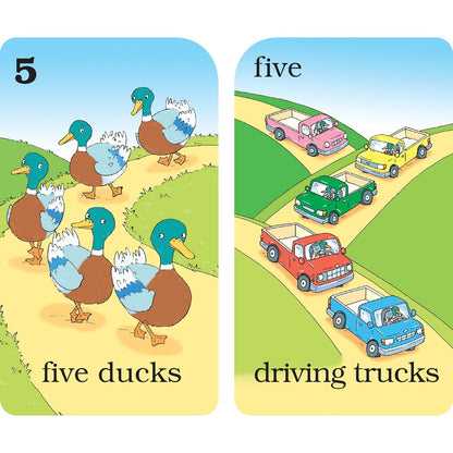School Zone Old Maid Numbers Game Cards: 56 Cards, Preschool, Kindergarten, 1st Grade, Card Game, Numbers 1-12, Early Math, Animals, Counting, Matching, Pairing, Ages 4+