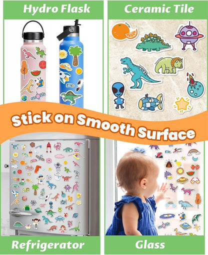 Walenced Reusable Sticker Book for Toddlers, Stickers for Kids, Toddler Sticker Book, Toddler Craft Activities, Toddler Travel Toys Ages 3 and Up Boy Girl Birthday Gifts
