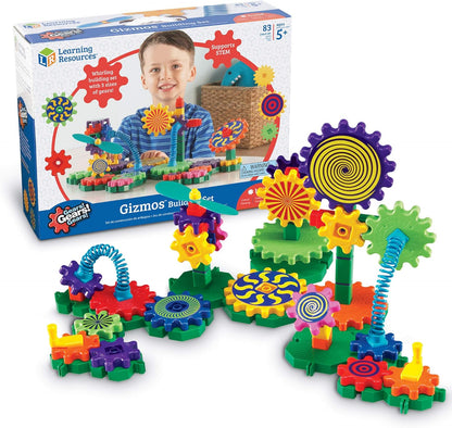 Learning Resources Gears! Gears! Gears! Space Explorers Building Set - 77 Pieces, Ages 4+, STEM Activities, Fine Motor Skills, Toddler Explorer Kit, Science and Construction, Boys and Girls Gifts