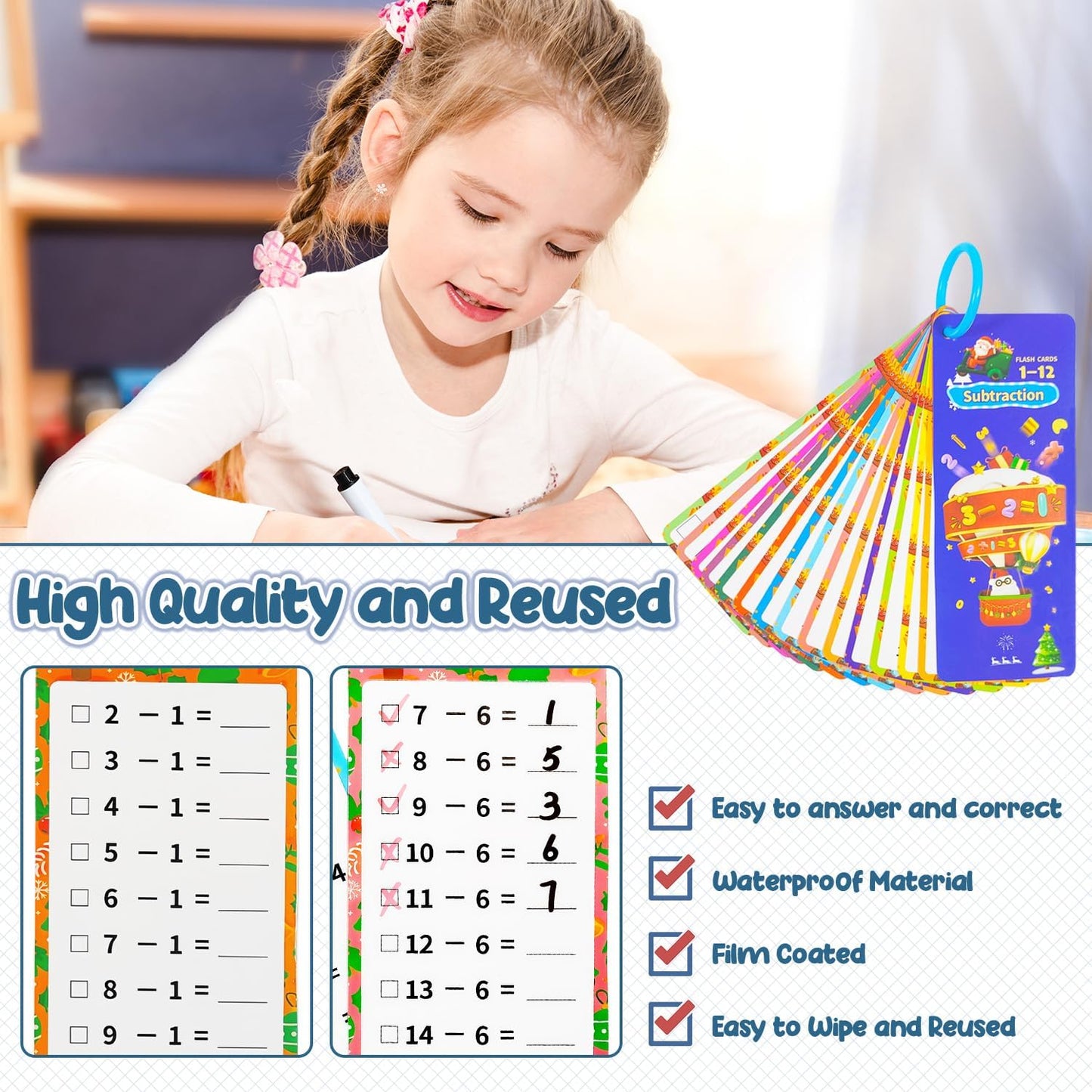 0-12 Multiplication Flash Cards, Large Math Table Flashcards, Multiplication Chart, Educational Times Table Flashcards for Classroom for 1st to 3rd Grades