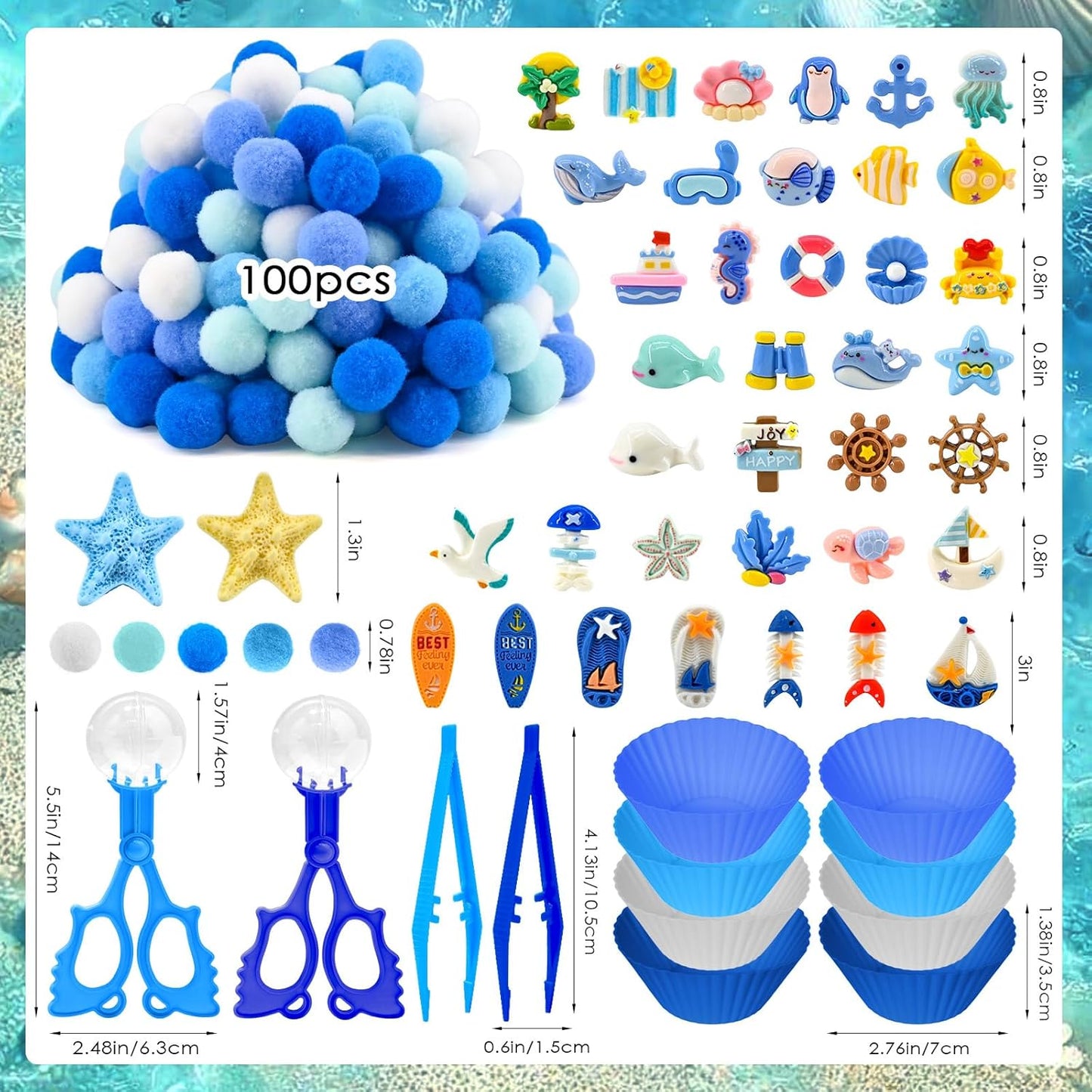270 Pcs Numbers and Letters Sensory Bin Items Back to School Counting Sorting Sensory Bin Filler Fine Motor Numbers and Letters Geometric Figure Counts for Easter Spring Summer Sorting