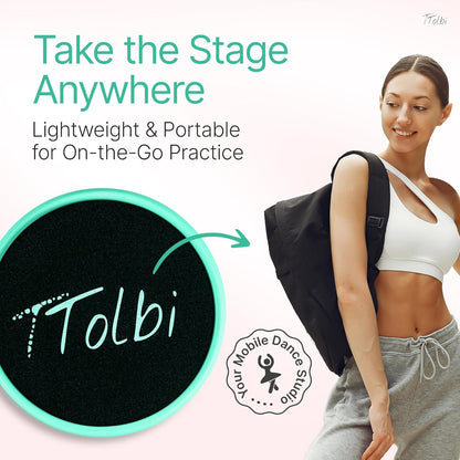 Premium Turning Boards for Dancers – Improve Spins, Technique & Balance, Ideal Turn Board for Ballet, Dancing & Figure Ice Skating, Portable Spin Disc for Dance & Spinner Disk Training Equipment