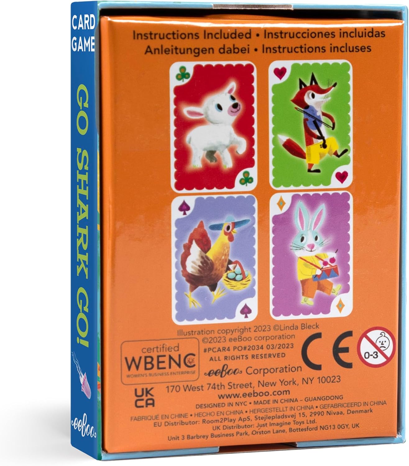 eeBoo Old Maid Playing Card Game - 50 Career Themed Cards, Classic Matching Card Game, Durable Oversized Cards, Screen-Free Fun, Ages 5+