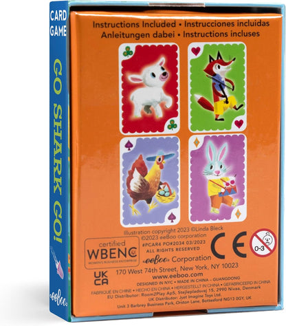 eeBoo Old Maid Playing Card Game - 50 Career Themed Cards, Classic Matching Card Game, Durable Oversized Cards, Screen-Free Fun, Ages 5+