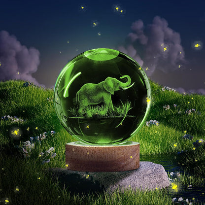 3D Solar System Crystal Ball Night Light with 16 Color LED Wooden Base, Upgraded 3.15 Inch Galaxy Planets Glass Ball Lamps with Remote for Birthday Christmas, Astronomy Space Gifts for Boys Girls