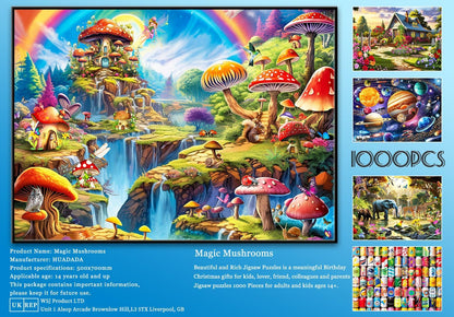 Jigsaw Puzzles for Adults 1000 Piece Puzzle for Adults 1000 Pieces Puzzle 1000 Pieces-Idyllic Rural Summer Landscape