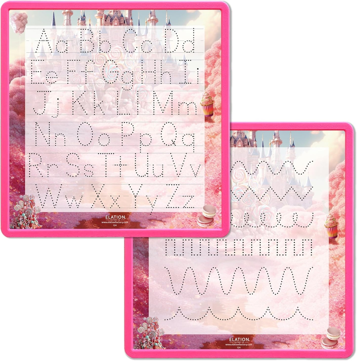 Kid's Name Tracing Board | Dry Erase Letter Tracing | Reusable Name Board | Alphabet Letters | Personalized | Candy Theme