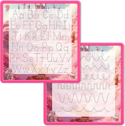 Kid's Name Tracing Board | Dry Erase Letter Tracing | Reusable Name Board | Alphabet Letters | Personalized | Candy Theme
