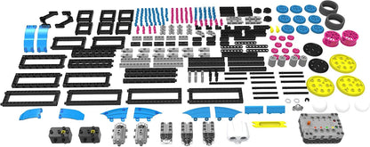 Thames & Kosmos Robotics Workshop with Micro:Bit STEM Experiment Kit, Creative, Educational Coding & Programming Curriculum for Home & School Use, Utilizes MakeCode App to Learn Python, Javascript