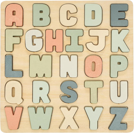 Pearhead Wooden Numbers Puzzle, 1–10 Counting Learning Toy for Toddlers, Montessori Educational Puzzle